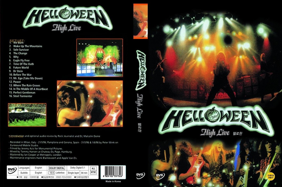 Helloween High Live (DVD,All,New) | eBay