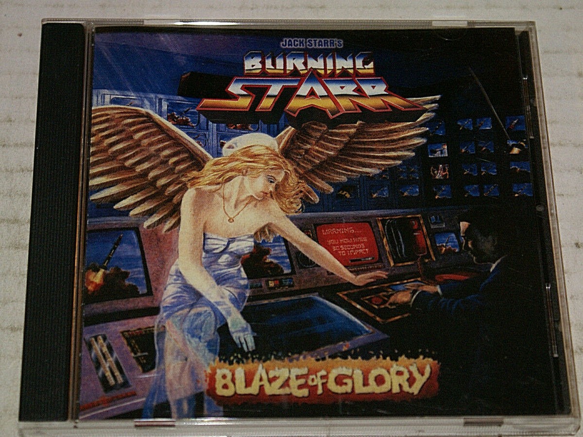 Jack Starr's Burning Starr Blaze Of Glory Rare Early Reissue Cd