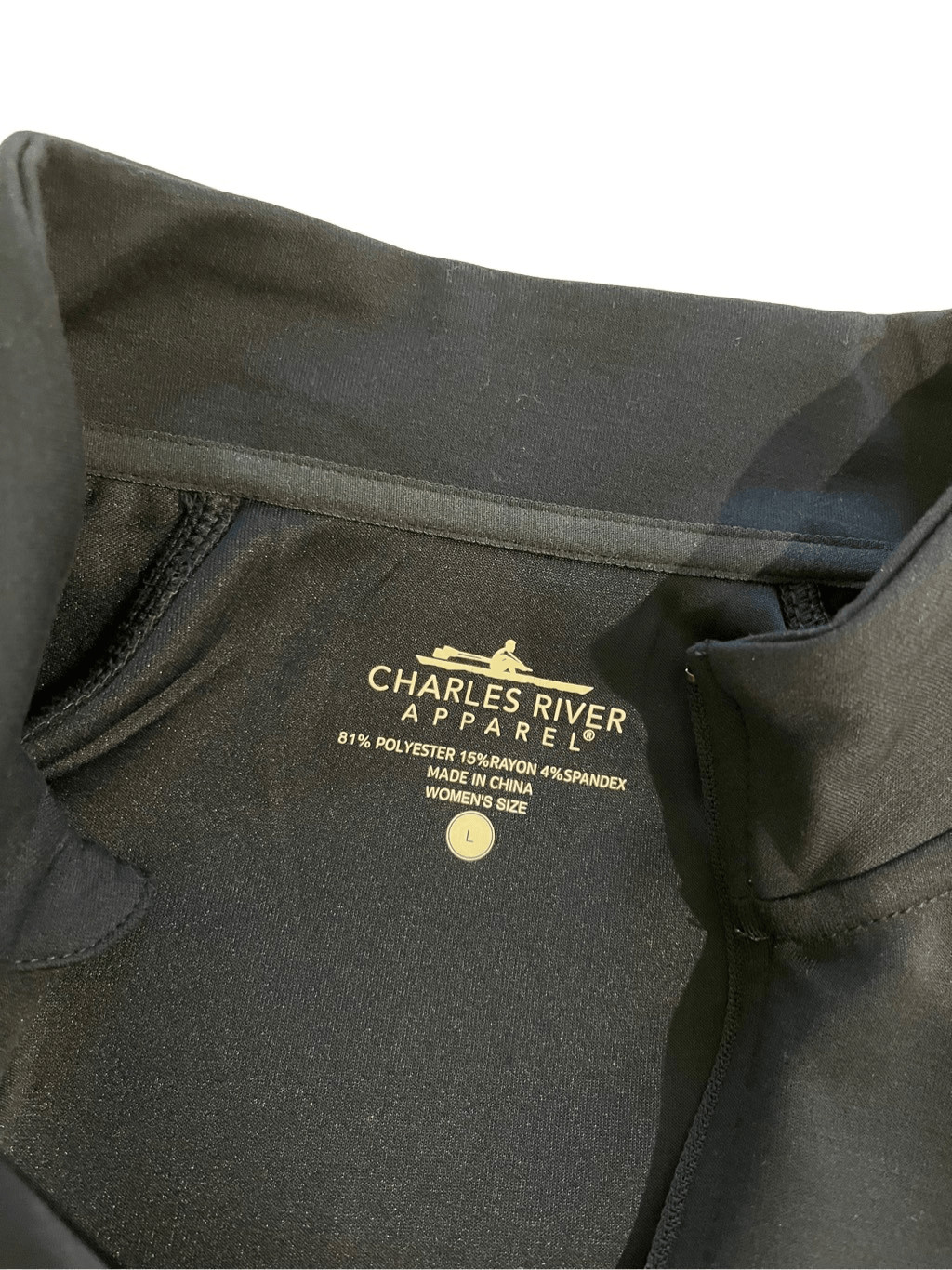 Charles River navy pullover - image 5