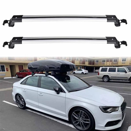 For Audi A3 A4 A5 43" Car Top Roof Rack Cross Bar Luggage Carrier Kayak w/ Lock
