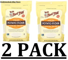 2 PACK - Bob's Red Mill Super-Fine Potato Flour 24 oz Each (Total 48 oz)