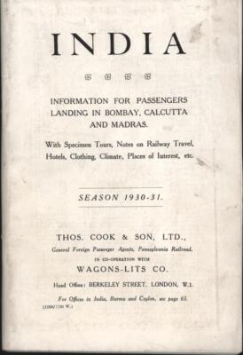 INDIA,Information für Passagiere mit Landung in Bombay, Calcutta und Madras,