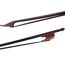 Pro Master Baroque Style Dark Antique Snakewood Violin 4/4 Bow Black Hair Light