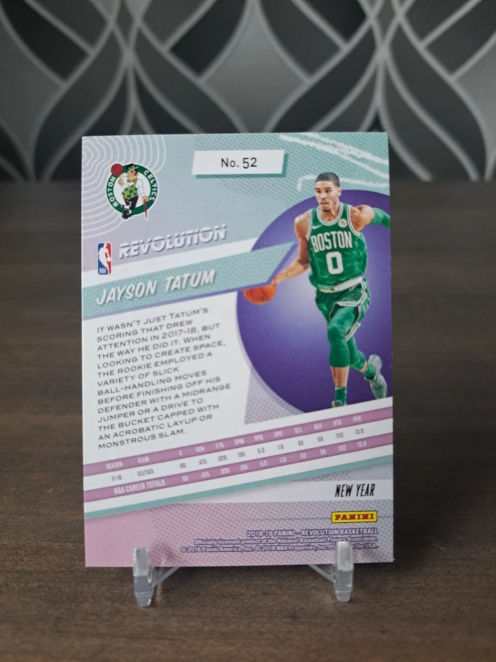2018-19 Panini Revolution 52 Jayson Tatum NEW YEAR Celtics basketball 2nd Year! - Image 2 of 2
