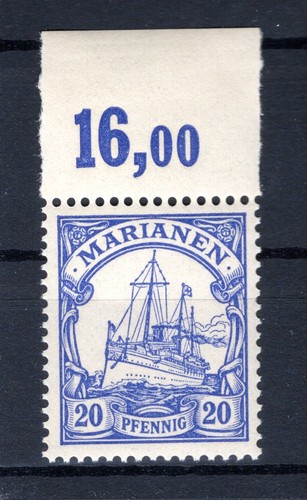 Marianen 10OR Upper Margin MNH Unstamped (BA5753