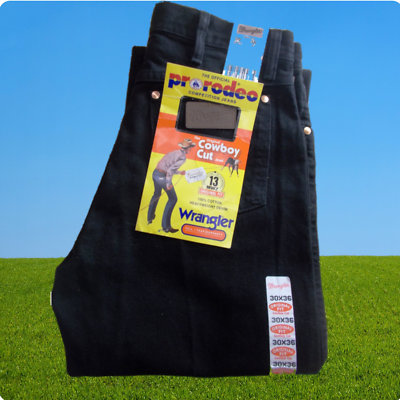 Wrangler Cowboy Cut The Original Pro Rodeo schwarz, Wrangler Western Jeans black