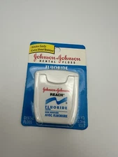 Vintage 2003 Johnson & Johnson Reach Fluoride Floss 55 yd NEW & SEALED