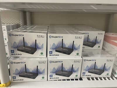 NEW 2025 Model SuperBox S6 PRO With 2T2R Dual Band WiFi, Quad-Core