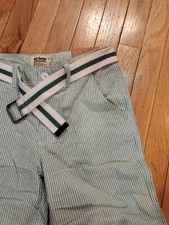 NWT Boys shorts green striped size 16 by Urban Pipeline