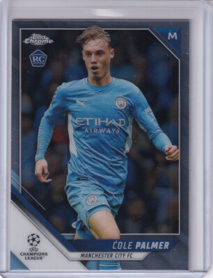 Cole Palmer 2021-22 Topps Chrome UEFA Rookie Manchester $1.50 