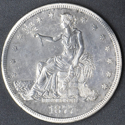 1877-S Trade Dollar 420 Grains .900 Fine Silver San Francisco $1