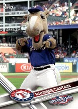 2017 Topps Opening Day Rangers Captain #M-19 Mascots Texas Rangers 10P