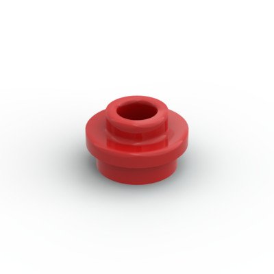 Lego 10x Platte Loch 1x1 plate hole stud 85861 rot red
