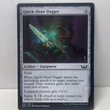 Quick-Draw Dagger (243) Streets Of New Capenna SNC MTG Magic The Gathering