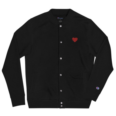  Sheepskirt Embroidered Champion Bomber Jacket