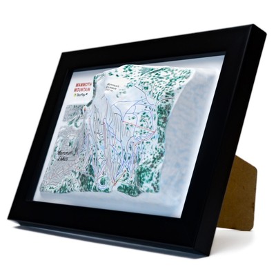 Mammoth Mountain 3D Ski Map TestPlay Resort Art Decor Trail Gift Wall Art Map