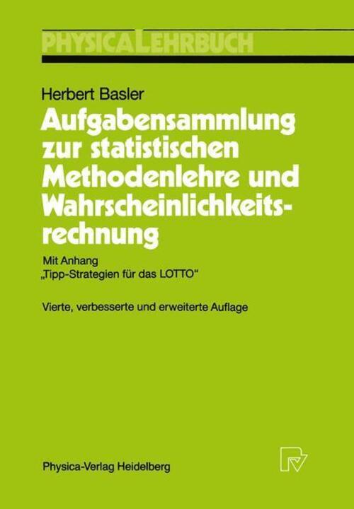 Thumbnail - Aufgabensammlung Zur Statistischen Methodenlehre Und
