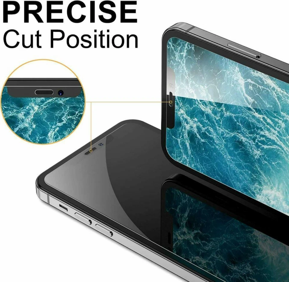 Paquete de 3 protectores de pantalla de vidrio templado premium para iPhone X/XS/XR 11 12 Pro Max Foto 4 de 4