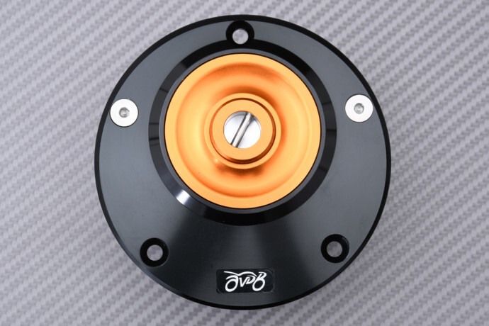 Bouchon réservoir à ouverture rapide avec clé pour moto Ducati SS 950 S orange