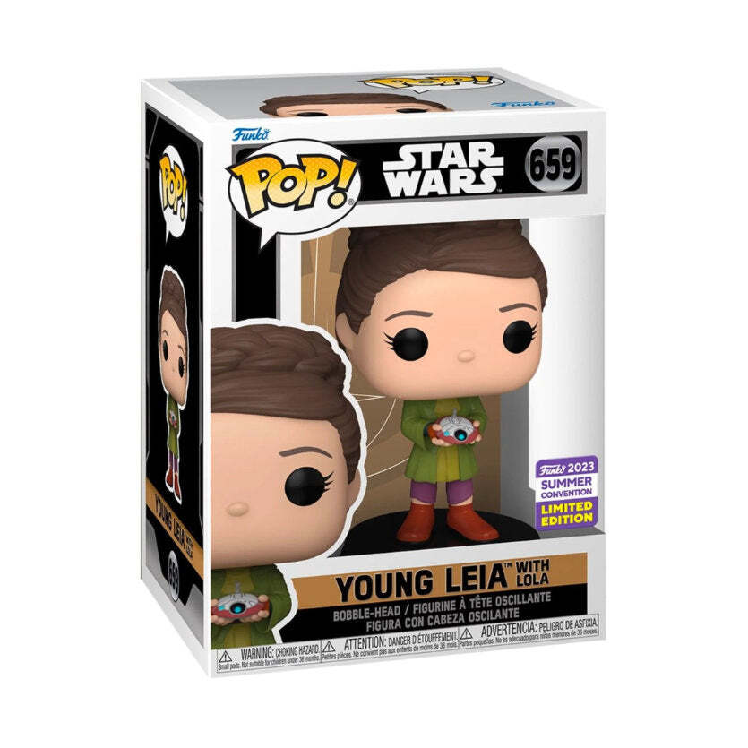 Funko Pop Star Wars - Young Leia (with Lola) (summer Convention 2023)