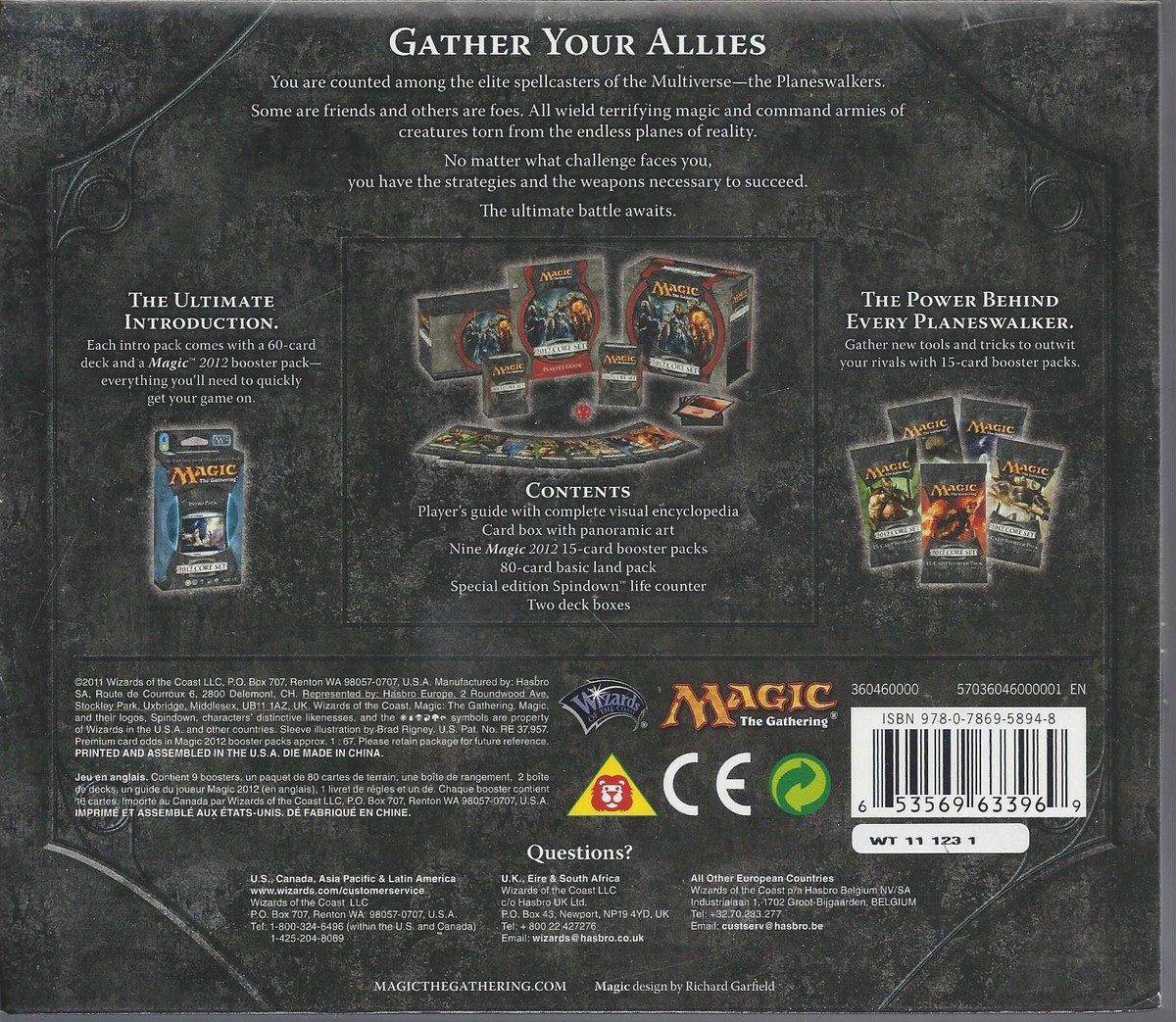 MTG Core 2012 FAT PACK Sealed Magic the Gathering | eBay