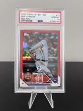 2023 Topps Series One #31 Riley Greene (RC) RED /50 FIRST EDITION Tigers POP1🔥