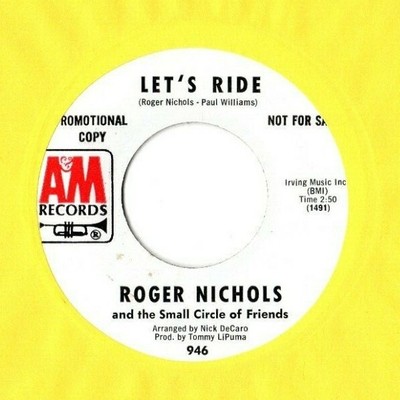 Roger Nichols And A Small Circle Of Friends Let S Ride Promo 45 Hear Ebay