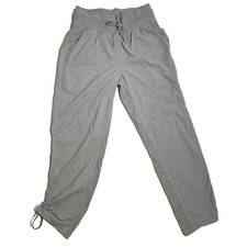 Lululemon Dance Studio Pants Crop 25" Adjustable Ankle Cuff Light Gray W6AVQS, 4