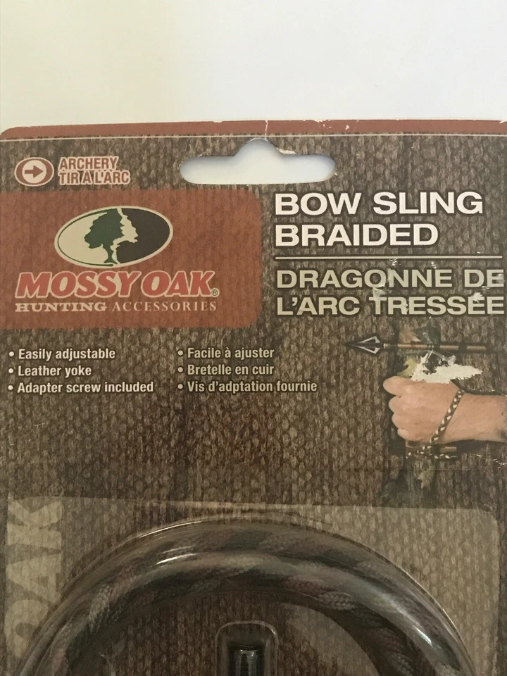Mossy Oak Accesorios de Caza Trenzado MO-BBS Arco Eslinga Cuero Yugo Foto 2 de 4