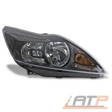 SCHEINWERFER SCHWARZ H7/H1 HALOGEN RECHTS FÜR FORD FOCUS 2 ALLE AB BJ 02.2008
