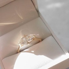 2.00 ct Marquise Cut Lab Grown Diamond Solitaire Wedding Ring 14k Yellow Gold