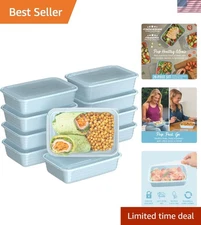 Portable 20-Piece Food Storage Set - BPA Free & Dishwasher Safe for Easy Cleanup