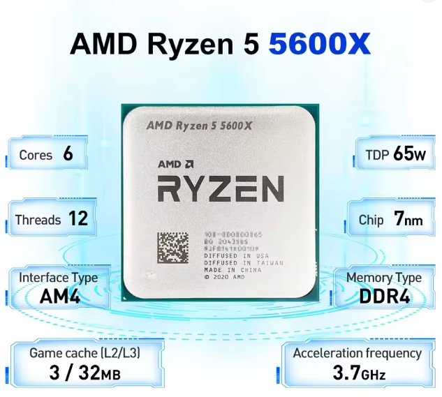 Ryzen5 5600X 6C/12T 3.7～4.6Ghz AM4 0065 Ryzen 0 5600X (AM4⁄3.7⁄