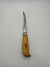 Vintage J Marttiini Finland Rapala Fishing Fillet Knife Inscribed 6” Blade