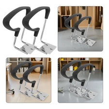  2pcs Office Chair Armrest Rings Plastic Replacement For Desk Gaming Chairs Fit