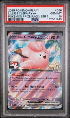 Lillie's Clefairy ex 056/159 Prize Pack Series Cards Holo for sale