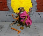 TMNT TEENAGE MUTANT NINJA TURTLES SOFT HEAD SPLINTER NM CONDITION NEAR COMPLETE