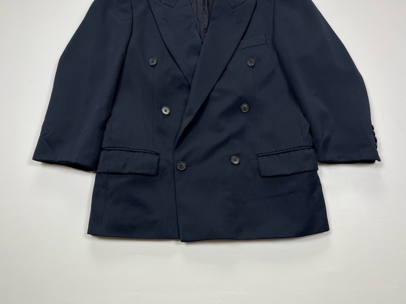 Cappotto blazer doppiopetto vintage Yves Saint Laurent maniche 3 4 anni 90 taglia R46