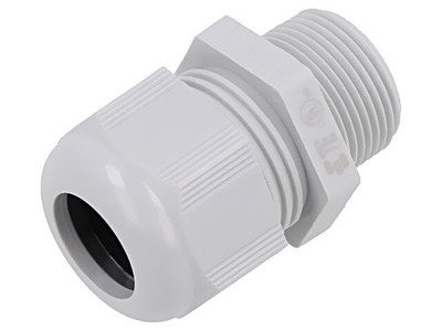 2X EP-SG-M25-LGR-D Kabelverschraubung M25 1,5 IP68 Mat: Polyamid hellgrau TE Con