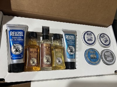 Reuzel Men's Grooming Kit~ Gel,Tonics,Shampoo,Styling Cream,& Pomade.BRAND NEW