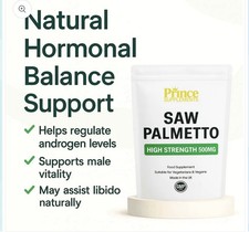 Saw Palmetto Capsules /Tablets 5000 Mg PROSTATE URINARY TRACK HAIR LOSS UK MADE