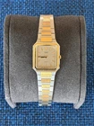 Vintage 1984 Seiko Lassale 1230-5299 Ladies Two Tone Quartz Tank Watch-New Btry