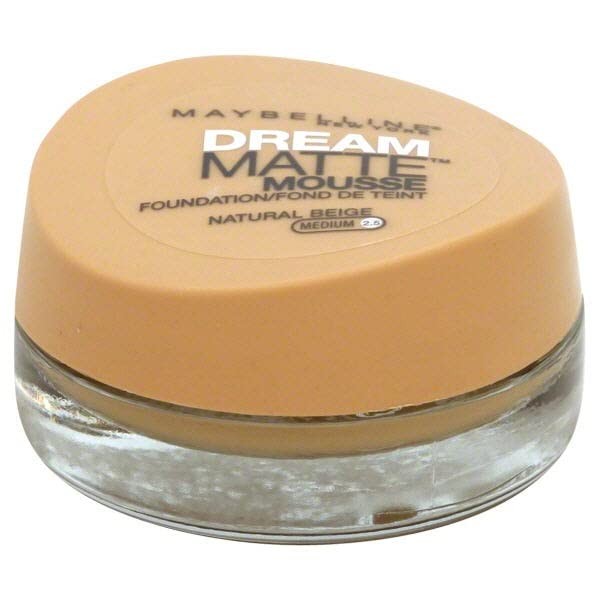 Maybelline Dream Matte Mousse Foundation 75 Natural Beige 0.64 oz