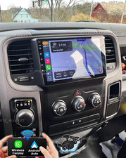 For 2013-2018 Dodge Ram 1500 2500 3500 Android Auto CarPlay Car Radio Stereo Cam