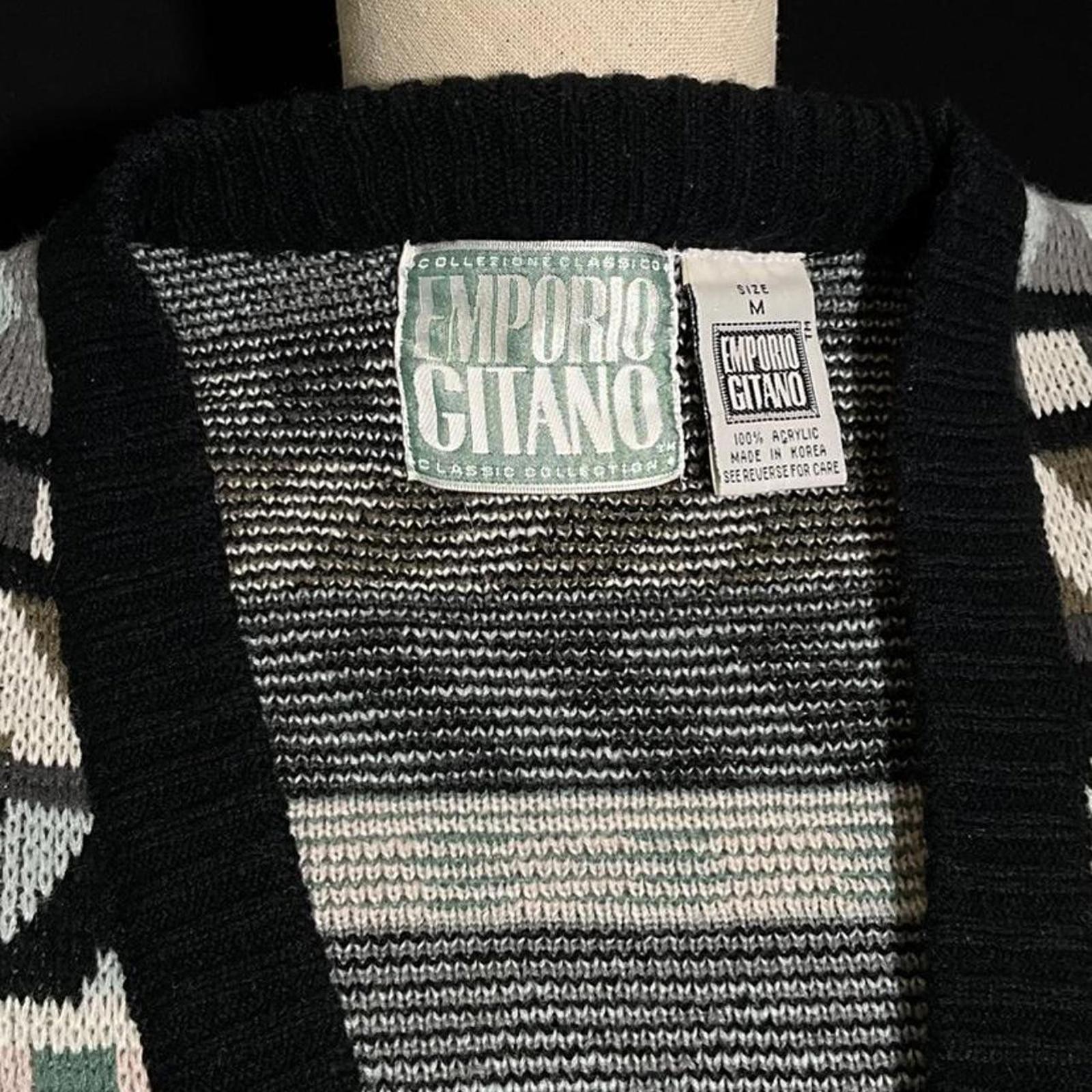 Vintage Multi-pattern Cardigan - image 4