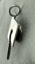 James Avery Graduation Cap Charm Mortarboard With Long Tassel. BEAUTIFUL!