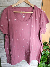 Gina Damen T-Shirt Gr. 50 rosa Jersey Kurzarm...
