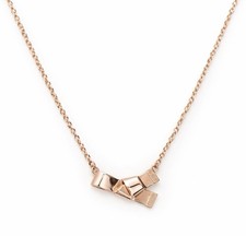 Ted Baker Rose Gold Tone Bow Detail Necklace – Brand New with Gift Box
