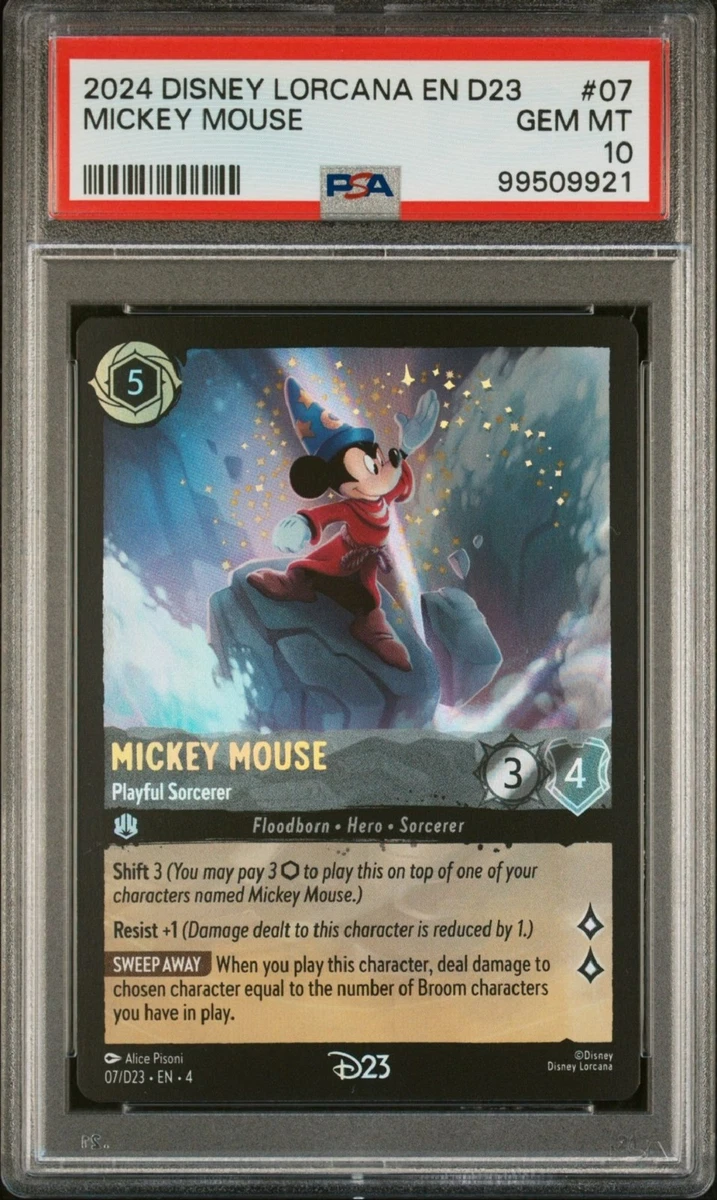 Mickey Mouse - Playful Sorcerer 7 D23 Promos for sale | eBay