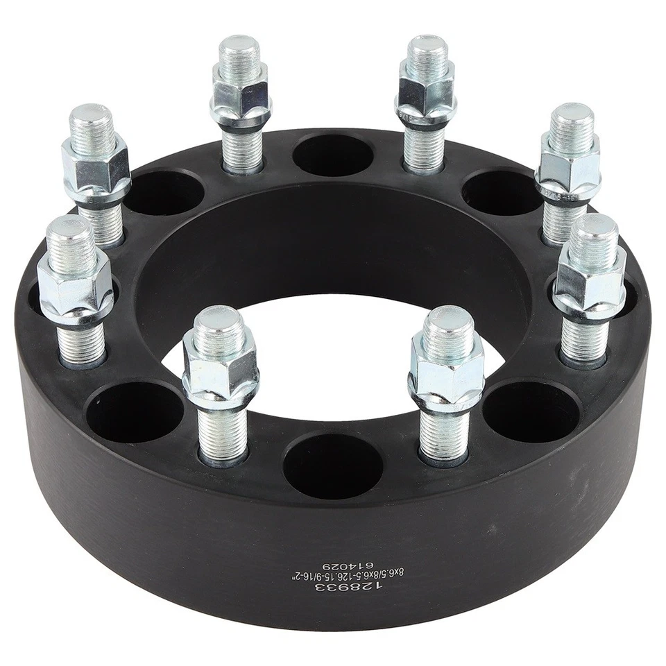 2 Pcs 2" or 51mm 8x6.5 Wheel Spacers 9/16"x18 For Ford E-250 Econoline 1992-2002 Foto 3 de 4